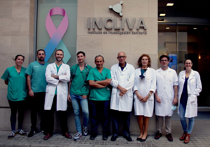 Personal del Grupo de Investigación Traslacional en Cardiopatía Isquémica de INCLIVA, entre ellos Vicente Bodí, cuarto por la derecha.